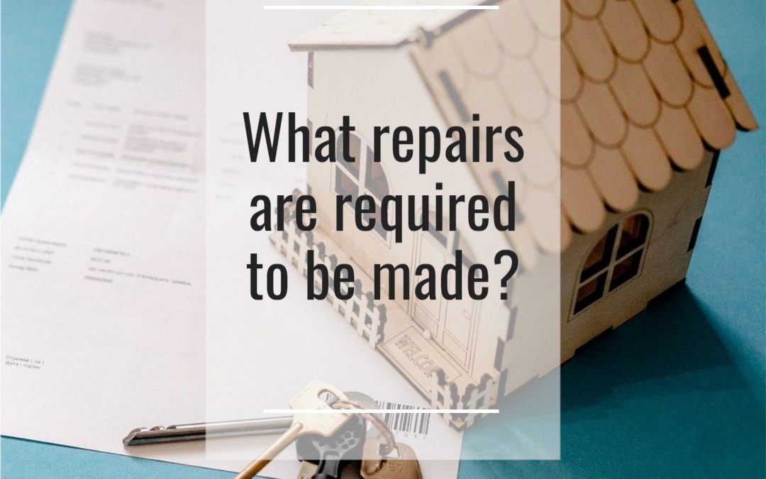 Appraisal Required Repairs